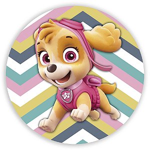 Mini Painel - Patrulha Canina Skye - Sublimado 3D