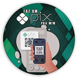 Mini Painel - Pix - Sublimado 3D
