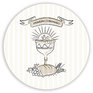 Capa Mini Painel Sublimado - Primeira Comunhão