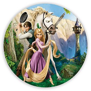 Capa Mini Painel Sublimado - Rapunzel Enrolados