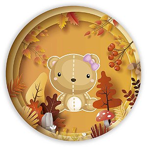 Capa Mini Painel Sublimado - Ursinho