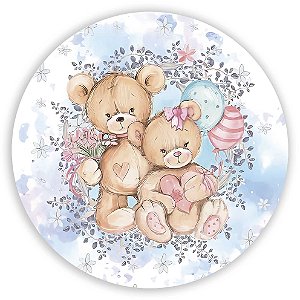 Capa Mini Painel Sublimado - Ursinho Revelação