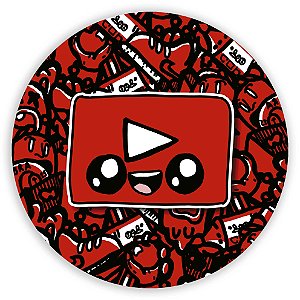 Mini Painel - YouTube - Sublimado 3D
