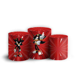 Trio Cilindro - Sonic Shadow - Sublimado 3D