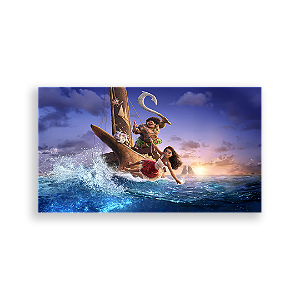Painel Retangular - Moana - Sublimado 3D