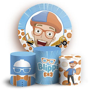 KIT Redondo e Trio - Blippi - Sublimado 3D