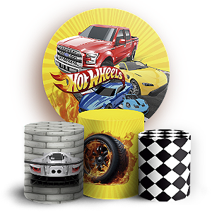 KIT Redondo e Trio - Hot Wheels - Sublimado 3D