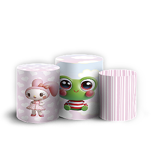 Trio Cilindro - Hello Kitty - Sublimado 3D