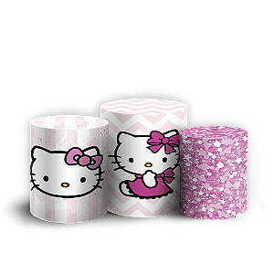 Trio Cilindro - Hello Kitty - Sublimado 3D