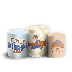 Trio Cilindro - Blippi - Sublimado 3D