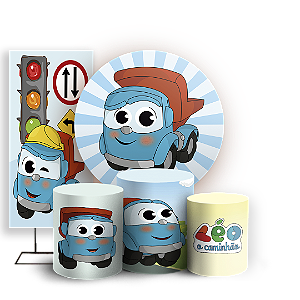 KIT Redondo Trio e Faixa - Leo O Caminhao - Sublimado 3D