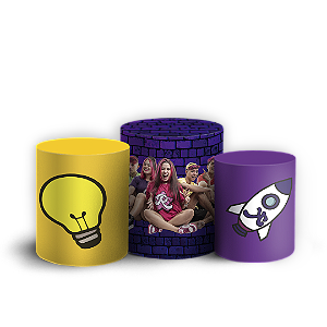 Trio Cilindro - Os Rosas - Sublimado 3D