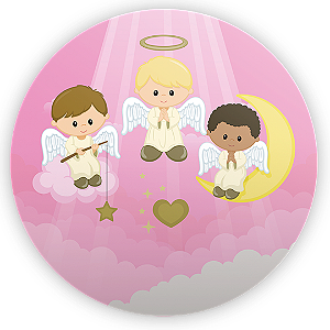 Capa Mini Painel Sublimado - Batizado