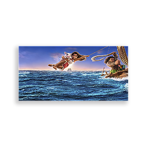 Painel Retangular - Moana - Sublimado 3D