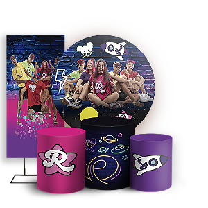 KIT Redondo Trio e Faixa - Os Rosas - Sublimado 3D