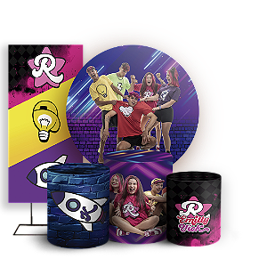 KIT Redondo Trio e Faixa - Os Rosas - Sublimado 3D