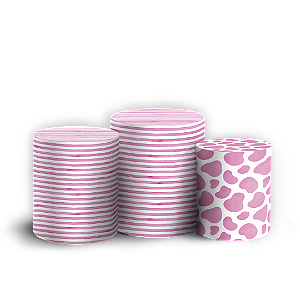 Trio Cilindro - Fazendinha - Sublimado 3D