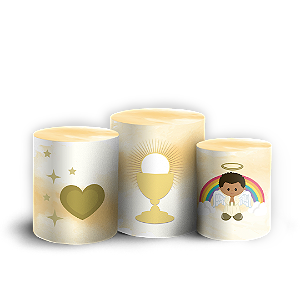 Trio Cilindro - Batizado - Sublimado 3D