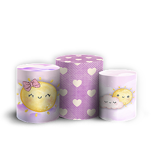 Trio Cilindro - Solzinho - Sublimado 3D