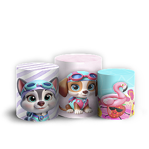 Trio Cilindro - Patrulha Canina - Sublimado 3D