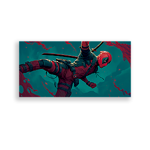 Painel Retangular - Deadpool - Sublimado 3D