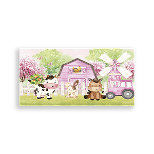 Painel Retangular - Fazendinha - Sublimado 3D