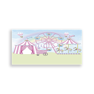 Painel Retangular - Circo - Sublimado 3D