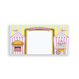 Painel Retangular - Circo - Sublimado 3D