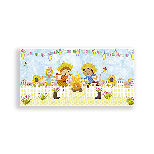 Painel Retangular - Festa Junina - Sublimado 3D