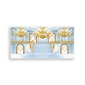 Painel Retangular - Fundo Parede Castelo - Sublimado 3D