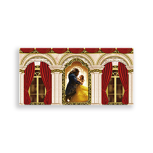 Painel Retangular - Bela E A Fera - Sublimado 3D