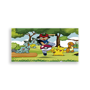 Painel Retangular - Pokémon - Sublimado 3D