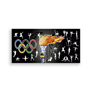 Painel Retangular - Olimpiadas - Sublimado 3D