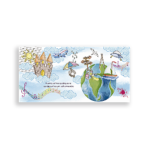 Painel Retangular - Mundo Viagens - Sublimado 3D