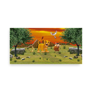 Painel Retangular - Rei Leão - Sublimado 3D