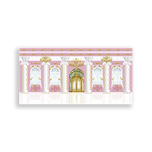 Painel Retangular - Fundo Parede Castelo - Sublimado 3D