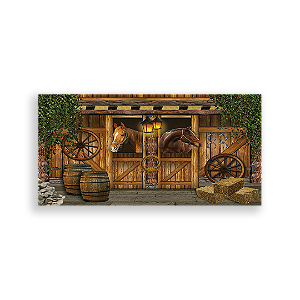 Painel Retangular - Cavalo - Sublimado 3D