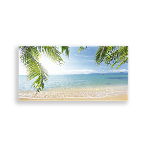 Painel Retangular - Fundo Praia - Sublimado 3D