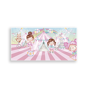 Painel Retangular - Circo - Sublimado 3D
