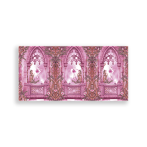 Painel Retangular - Fundo Parede Castelo - Sublimado 3D