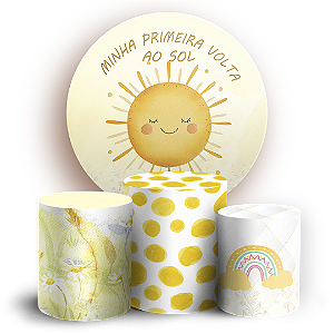 KIT Redondo e Trio - Solzinho - Sublimado 3D