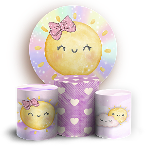 KIT Redondo e Trio - Solzinho - Sublimado 3D