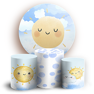 KIT Redondo e Trio - Solzinho - Sublimado 3D