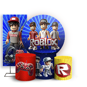 KIT Redondo Trio e Faixa - Roblox - Sublimado 3D
