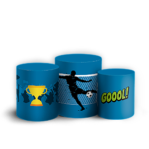 Trio Cilindro - Futebol - Sublimado 3D
