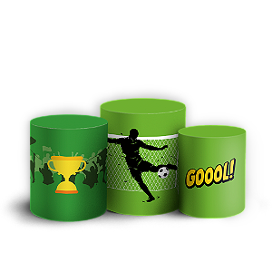 Trio Cilindro - Futebol - Sublimado 3D