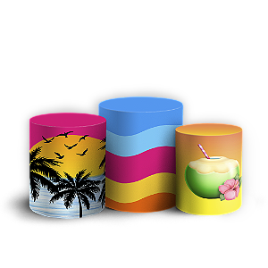 Trio Cilindro - Tardezinha - Sublimado 3D