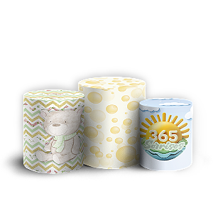 Trio Cilindro - Sorrisos - Sublimado 3D