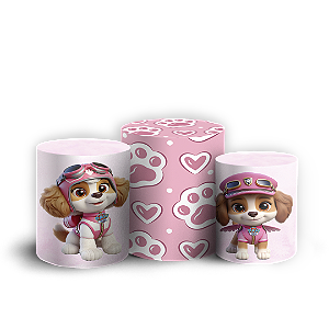 Trio Cilindro - Patrulha Canina - Sublimado 3D