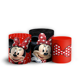 Trio Cilindro - Minnie - Sublimado 3D